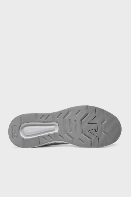 EA7 Bağcıklı Logolu Sneaker Unisex Ayakkabı X8X159 XK379 N069 BEYAZ-GÜMÜŞ - 6