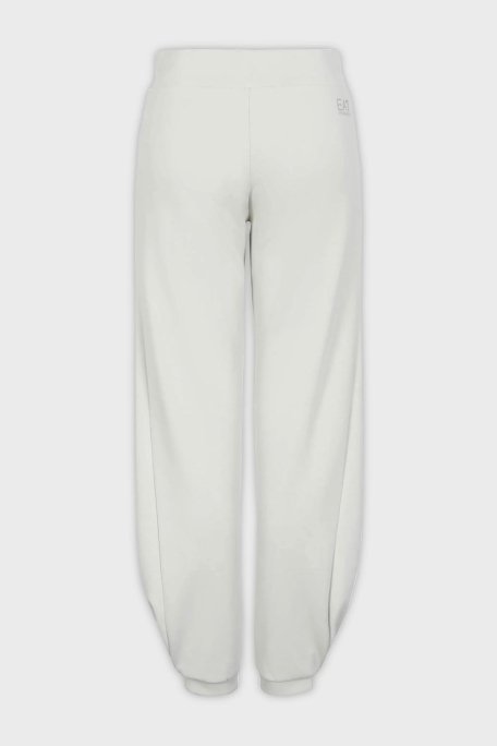 EA7 Elastik Bel Bantlı Regular Fit Jogger Spor Bayan Pantolon 6RTP60 TJDCZ 1931 BEYAZ - 5