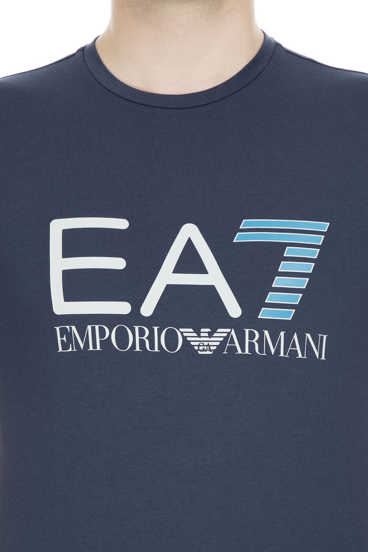EA7 Erkek T Shirt 3GPT01 PJ03Z 1554 LACİVERT