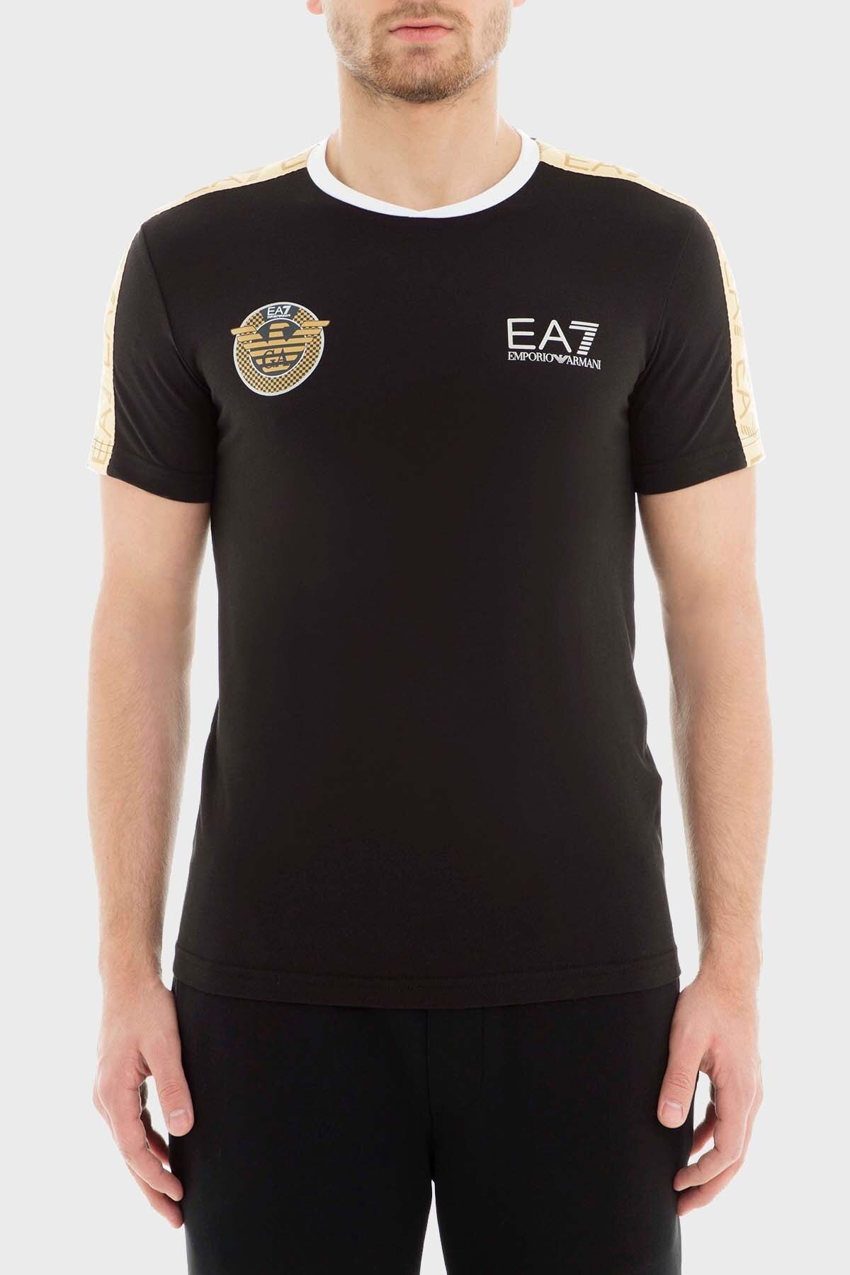 EA7 Erkek T Shirt 3GPT34 PJL2Z 1200 SİYAH