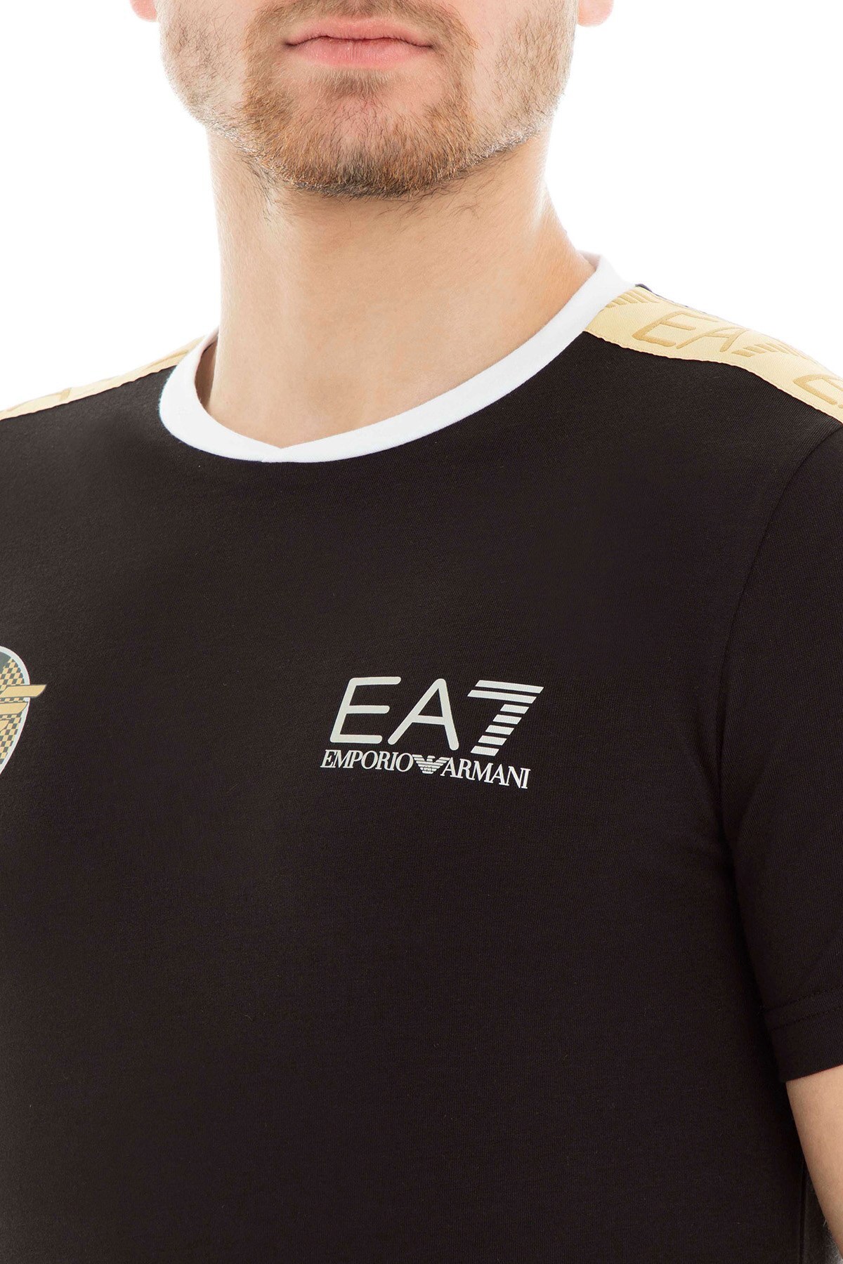 EA7 Erkek T Shirt 3GPT34 PJL2Z 1200 SİYAH