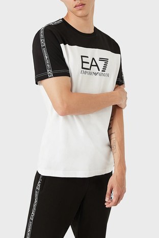 EA7 - EA7 Erkek T Shirt 6KPT10 PJ7CZ 1100 BEYAZ