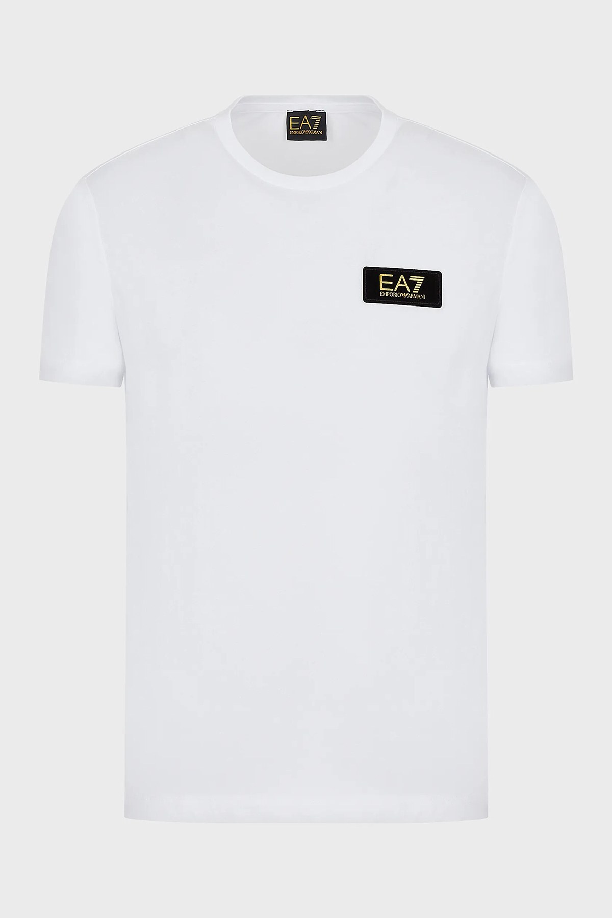 EA7 Erkek T Shirt 6KPT17 PJM9Z 1100 BEYAZ