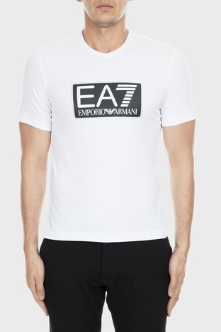 EA7 - EA7 Erkek T Shirt 6ZPT57 PJ03Z 1100 BEYAZ