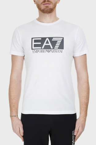 EA7 - EA7 Erkek T Shirt S 3GPT81 PJM9Z 1100 BEYAZ