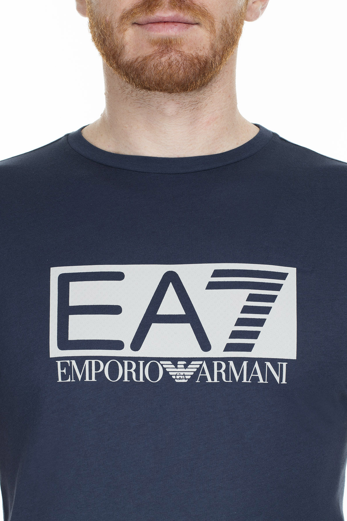 EA7 Erkek T Shirt S 3GPT81 PJM9Z 1554 LACİVERT