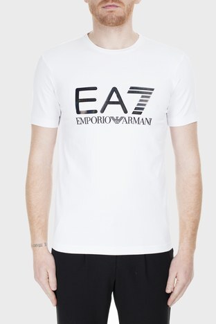 EA7 - EA7 Erkek T Shirt S 6GPT14 PJ20Z 1100 BEYAZ