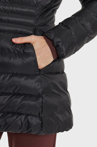 EA7 Kapitoneli Regular Fit Çıkarılabilir Kapüşonlu Şişme Bayan Mont 6DTK01 TN88Z 0210 SİYAH - 6