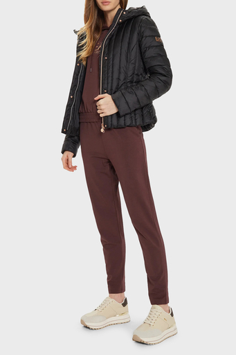 EA7 Kapitoneli Slim Fit Kapüşonlu Şişme Bayan Mont 6DTB10 TNGAZ 0210 SİYAH - 3