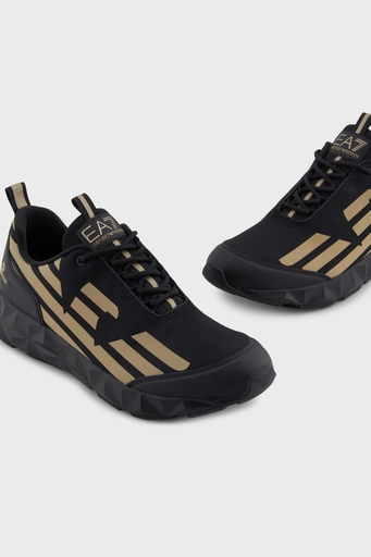 EA7 Kartal Logolu Sneaker Unisex Ayakkabı X8X217 XK433 R969 SİYAH-GOLD - 4