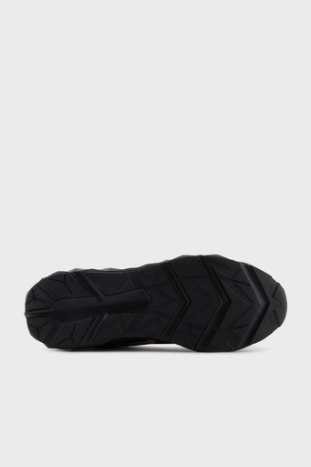 EA7 Kartal Logolu Sneaker Unisex Ayakkabı X8X217 XK433 R969 SİYAH-GOLD - 6