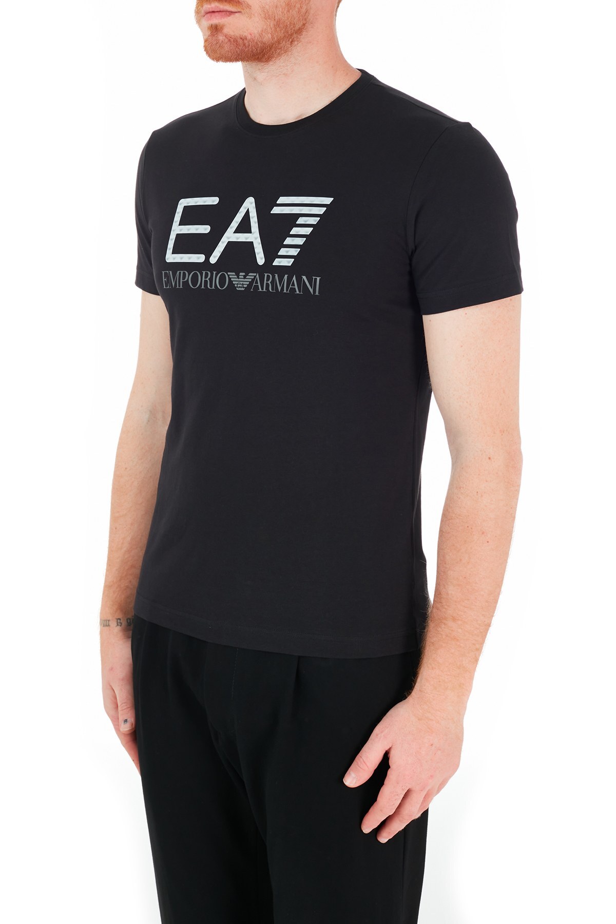 EA7 Erkek T Shirt 3KPT12 PJ7CZ 1200 SİYAH