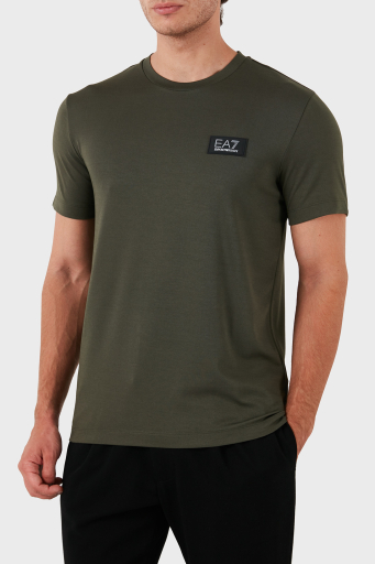 EA7 Logolu Bisiklet Yaka Slim Fit Erkek T Shirt 3DPT72 PJUJZ 1846 YEŞİL - 7