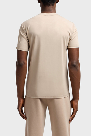 Ea7 - EA7 Logolu Comfort Fit Bisiklet Yaka Erkek T Shirt 8NPT16 PJRGZ U6155 BEJ (1)