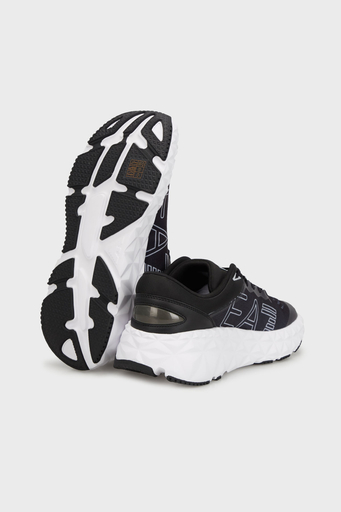 EA7 Logolu Kalın Tabanlı Sneaker Unisex Ayakkabı X8X239 XK432 R966 SİYAH-GRİ - 5