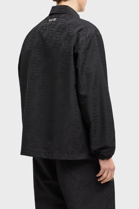 EA7 Logolu Regular Fit Jakarlı Monogram Erkek Ceket 7M000262 AF13722 UC001 SİYAH - 3