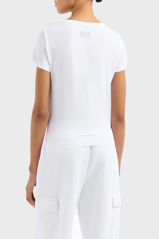 Ea7 - EA7 Logolu Slim Fit Bisiklet Yaka Bayan T Shirt 7W000274 AF12945 U0002 BEYAZ (1)