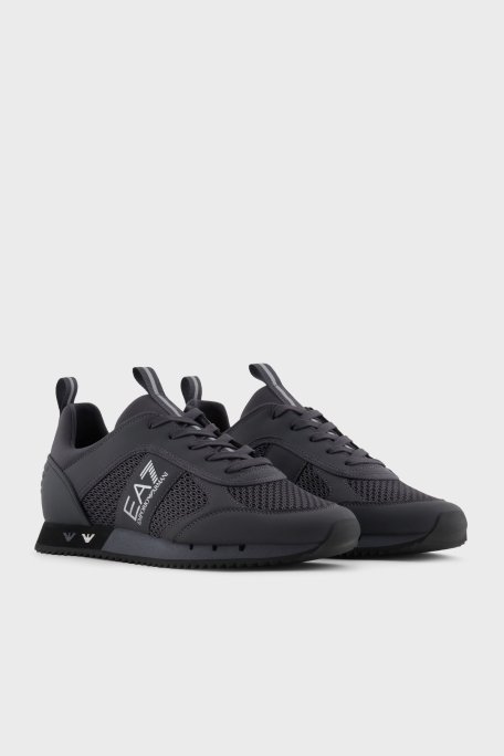 EA7 Logolu Sneaker Unisex Ayakkabı X8X027 XK050 D186 ANTRASİT - 8