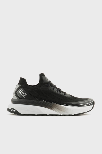 EA7 Logolu Sneaker Unisex Ayakkabı X8X176 XK377 N763 SİYAH-BEYAZ - 1