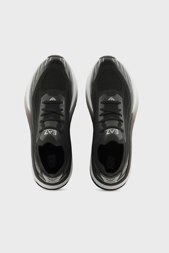 EA7 Logolu Sneaker Unisex Ayakkabı X8X176 XK377 N763 SİYAH-BEYAZ - 3