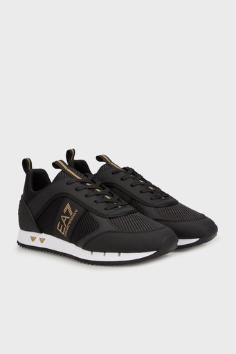 EA7 Logolu Sneaker Unisex Ayakkabı X8X185 XR175 U003 SİYAH - 2