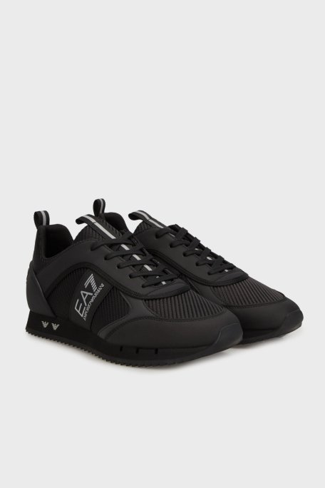 EA7 Logolu Sneaker Unisex Ayakkabı X8X185 XR175 U460 SİYAH - 7