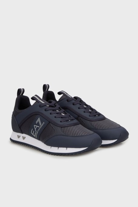 EA7 Logolu Sneaker Unisex Ayakkabı X8X185 XR175 U461 LACİVERT - 3
