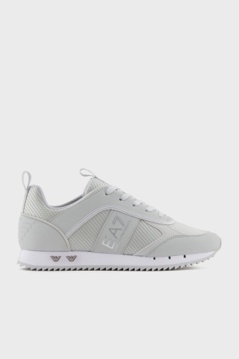 EA7 Logolu Sneaker Unisex Ayakkabı X8X185 XR175 U462 GRİ-GÜMÜŞ - 1