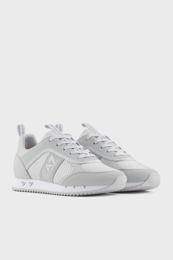EA7 Logolu Sneaker Unisex Ayakkabı X8X185 XR175 U462 GRİ-GÜMÜŞ - 2