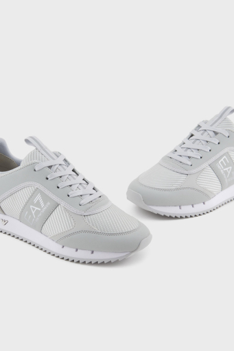 EA7 Logolu Sneaker Unisex Ayakkabı X8X185 XR175 U462 GRİ-GÜMÜŞ - 3