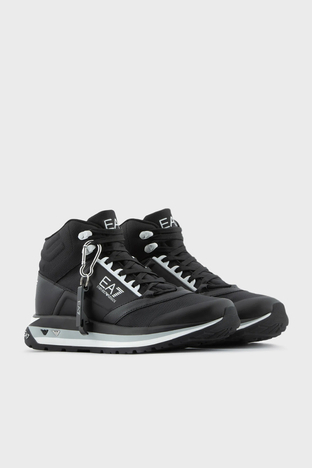 Ea7 - EA7 Logolu Sneaker Unisex Ayakkabı X8Z036 XK293 A120 SİYAH-BEYAZ (1)