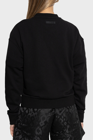 Ea7 - EA7 Logolu Streç Pamuklu Regular Fit Kolej Yaka Bayan Sweat 7W000178 AF12473 UC001 SİYAH (1)