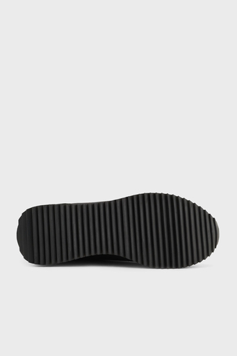 EA7 Logolu Süet Detaylı Sneaker Unisex Ayakkabı X8X101 XK257 M701 SİYAH-GOLD - 6