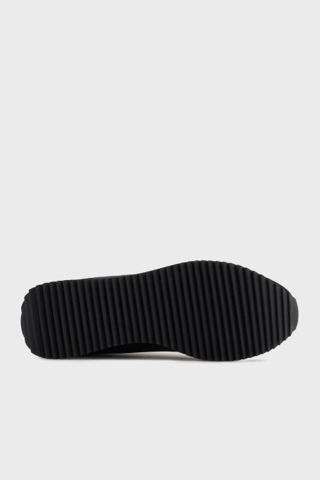 EA7 Logolu Süet Detaylı Sneaker Unisex Ayakkabı X8X101 XK257 U448 SİYAH - 6