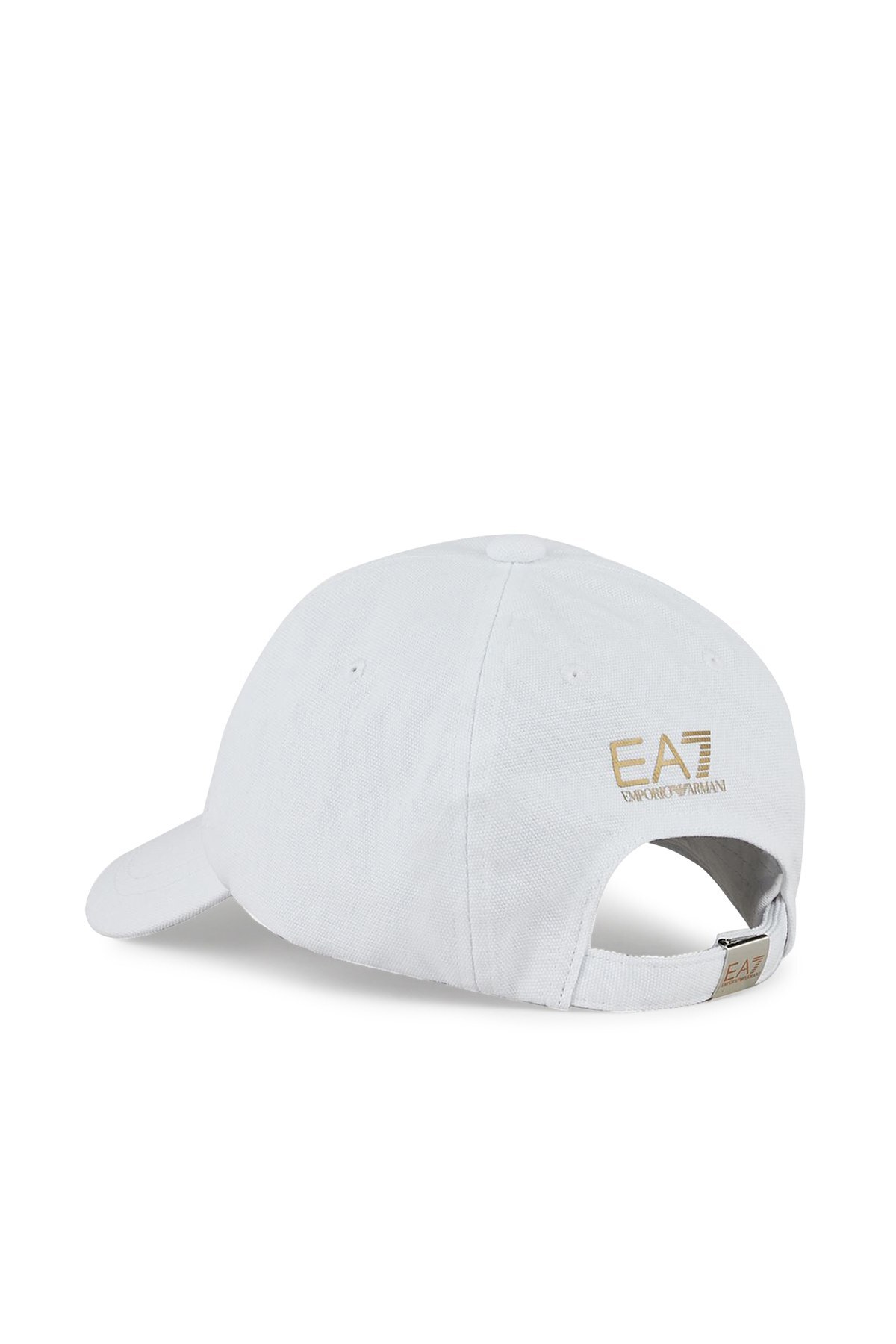 EA7 Marka Logolu % 100 Pamuk Kadın Şapka 285559 1P101 00010 BEYAZ