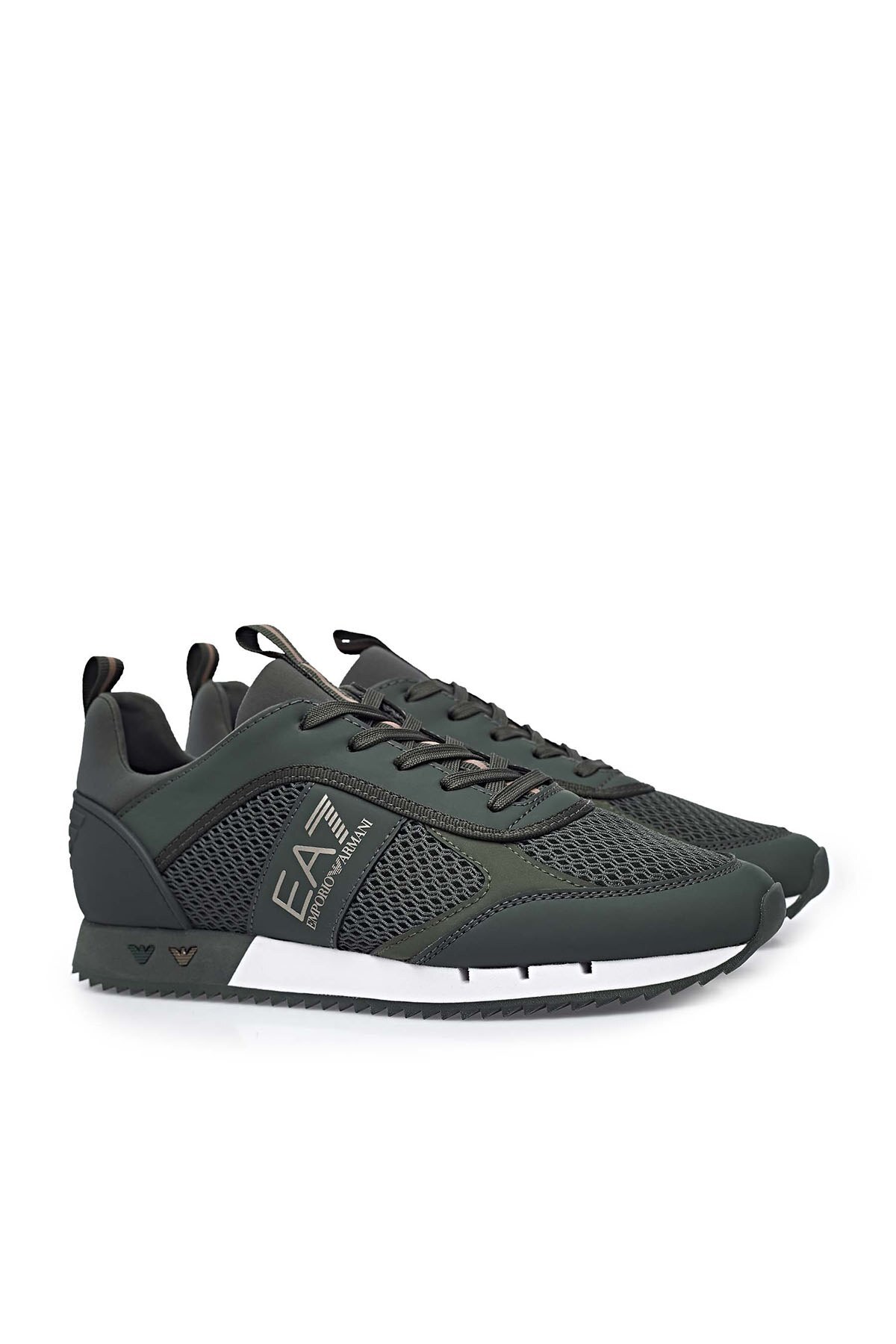 EA7 Marka Logolu Sneaker Erkek Ayakkabı S X8X027 XK050 N439 HAKİ