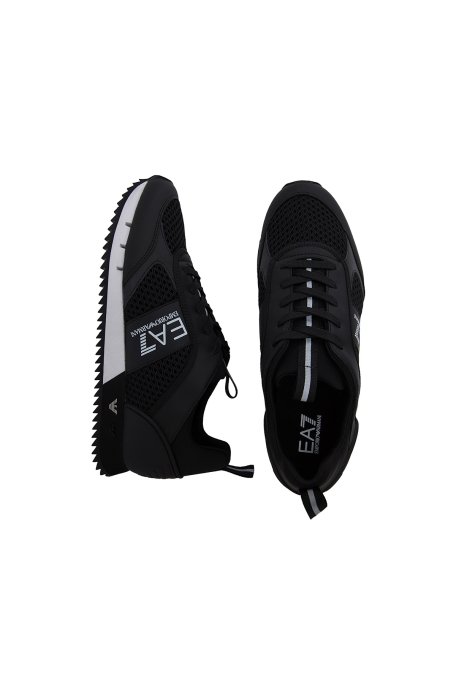 EA7 Marka Logolu Spor Unisex Ayakkabı X8X027 XK050 A120 SİYAH - 5