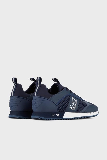 EA7 Marka Logolu Spor Unisex Ayakkabı X8X027 XK050 D813 LACİVERT - 3
