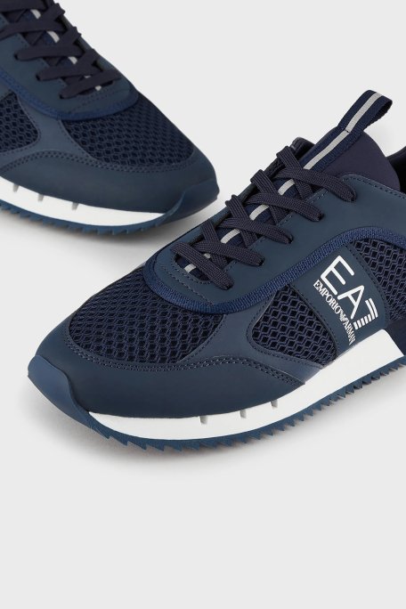 EA7 Marka Logolu Spor Unisex Ayakkabı X8X027 XK050 D813 LACİVERT - 4