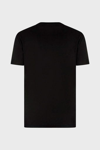 EA7 Pamuklu Regular Fit Bisiklet Yaka Erkek T Shirt 3RPT19 PJM9Z 1200 SİYAH - 4