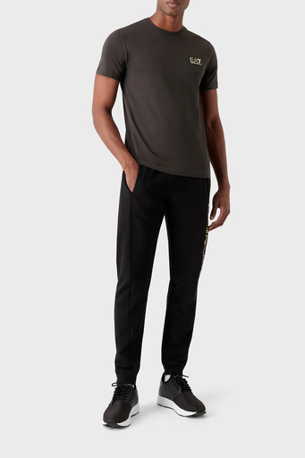 EA7 Pamuklu Regular Fit Bisiklet Yaka Erkek T Shirt 3RPT19 PJM9Z 1997 ANTRASİT - 2