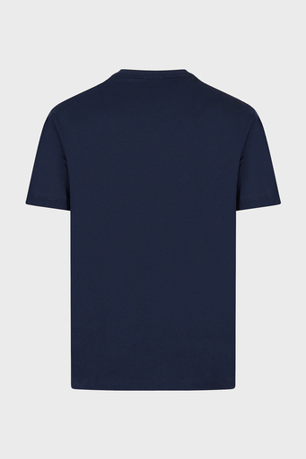 EA7 Pamuklu Regular Fit Bisiklet Yaka Erkek T Shirt 3RPT20 PJM9Z 1554 LACİVERT - 4