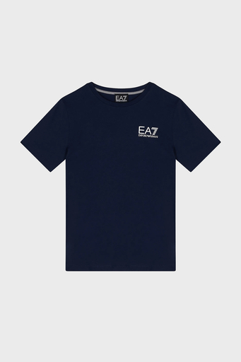 EA7 Pamuklu Regular Fit Bisiklet Yaka Erkek T Shirt 8NBT51 BJ02Z 1554 LACİVERT - 1
