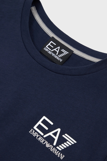 EA7 Pamuklu Regular Fit Bisiklet Yaka Erkek T Shirt 8NBT51 BJ02Z 1554 LACİVERT - 2