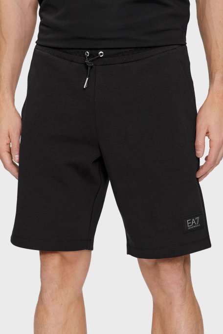 EA7 Pamuklu Regular Fit Erkek Bermuda 3DPS75 PJUEZ 1200 SİYAH - 1