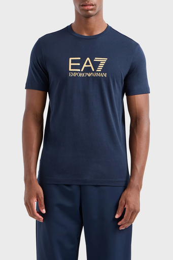 EA7 Pamuklu Regular Fit Erkek T Shirt 7M000007 AF10170 UB102 LACİVERT - 6