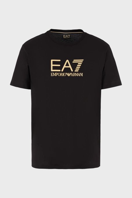 EA7 Pamuklu Regular Fit Erkek T Shirt 7M000007 AF10170 UC001 SİYAH - 5