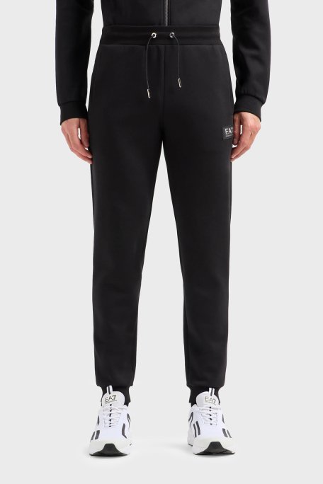 EA7 Pamuklu Regular Fit Jogger Spor Erkek Pantolon 3DPP77 PJUEZ 1200 SİYAH - 1