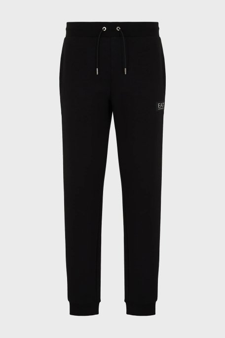 EA7 Pamuklu Regular Fit Jogger Spor Erkek Pantolon 3DPP77 PJUEZ 1200 SİYAH - 5