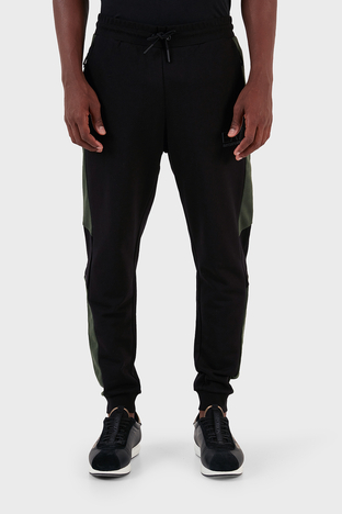 Ea7 - EA7 Pamuklu Regular Fit Jogger Spor Erkek Pantolon 6RPP65 PJEQZ 1200 SİYAH (1)